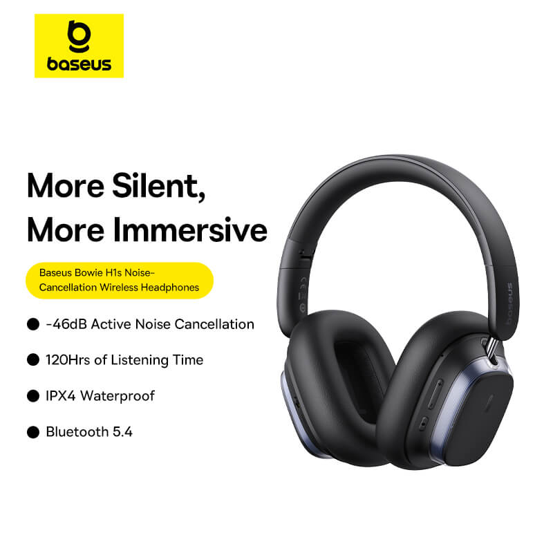 Baseus Bowie H1s Noise Cancellation Wireless Headphones Baseus Bowie H1s Noise Cancellation Wireless Headphones